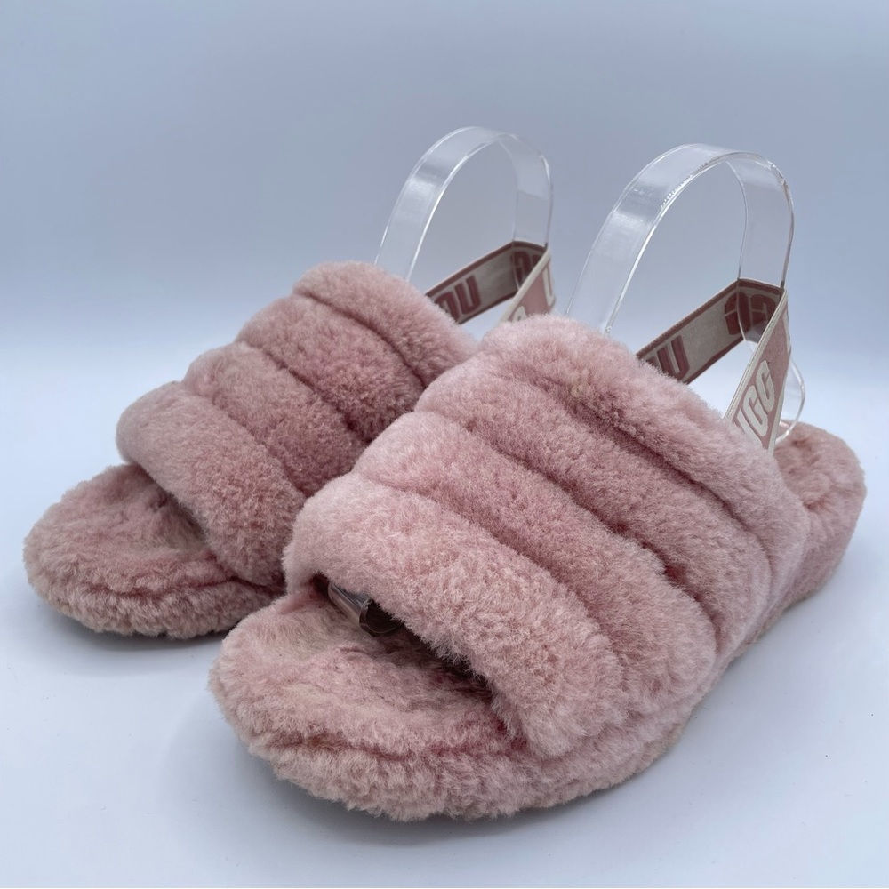 UGG Fluff Yeah Sandal 8 Pink - Picture 5 of 16